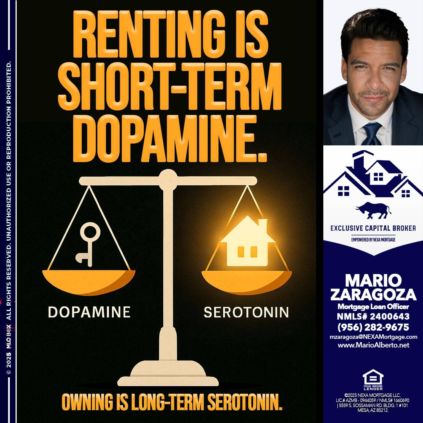RENTING IS SHORT TERM - Mario Zaragoza -Mortgage Loan Officer