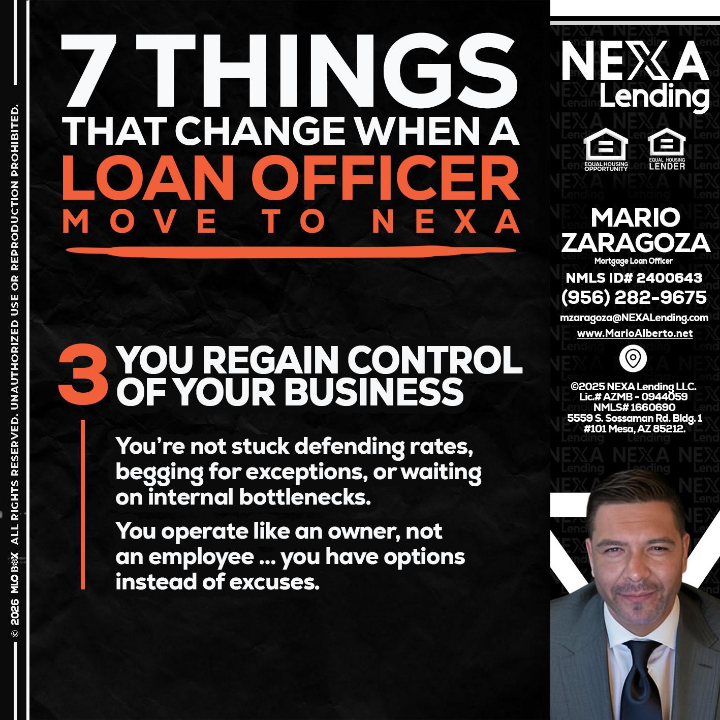 7 things (3) - Mario Zaragoza -Mortgage Loan Officer
