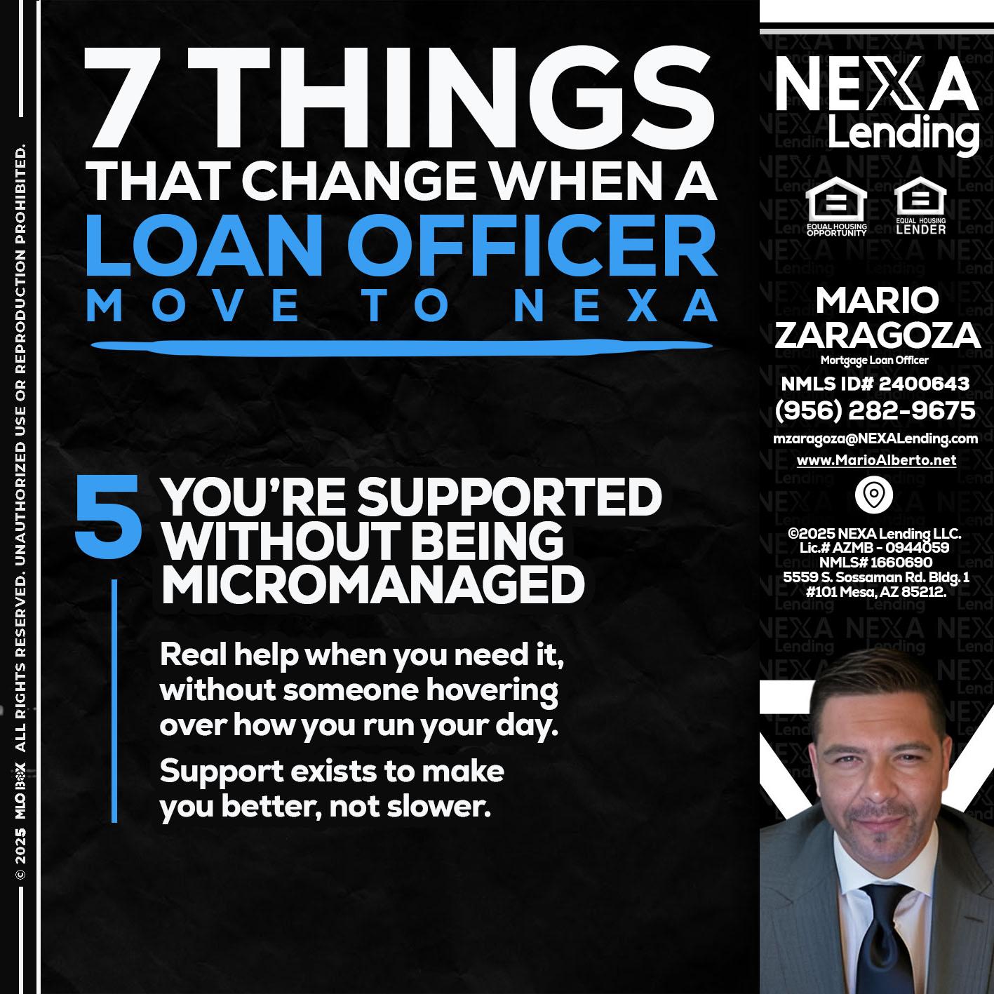 7 THINGS (5) - Mario Zaragoza -Mortgage Loan Officer