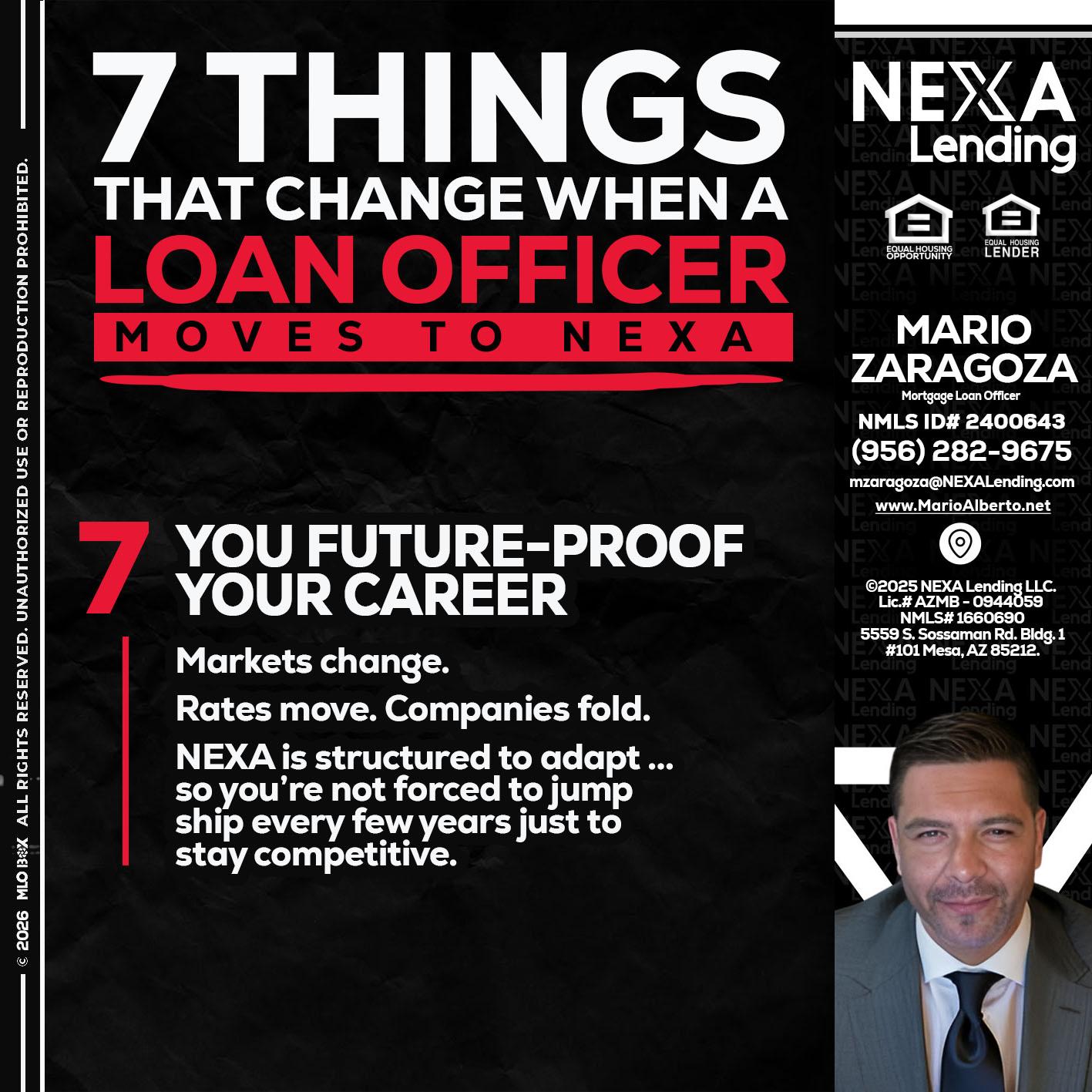 7 THINGS (7) - Mario Zaragoza -Mortgage Loan Officer