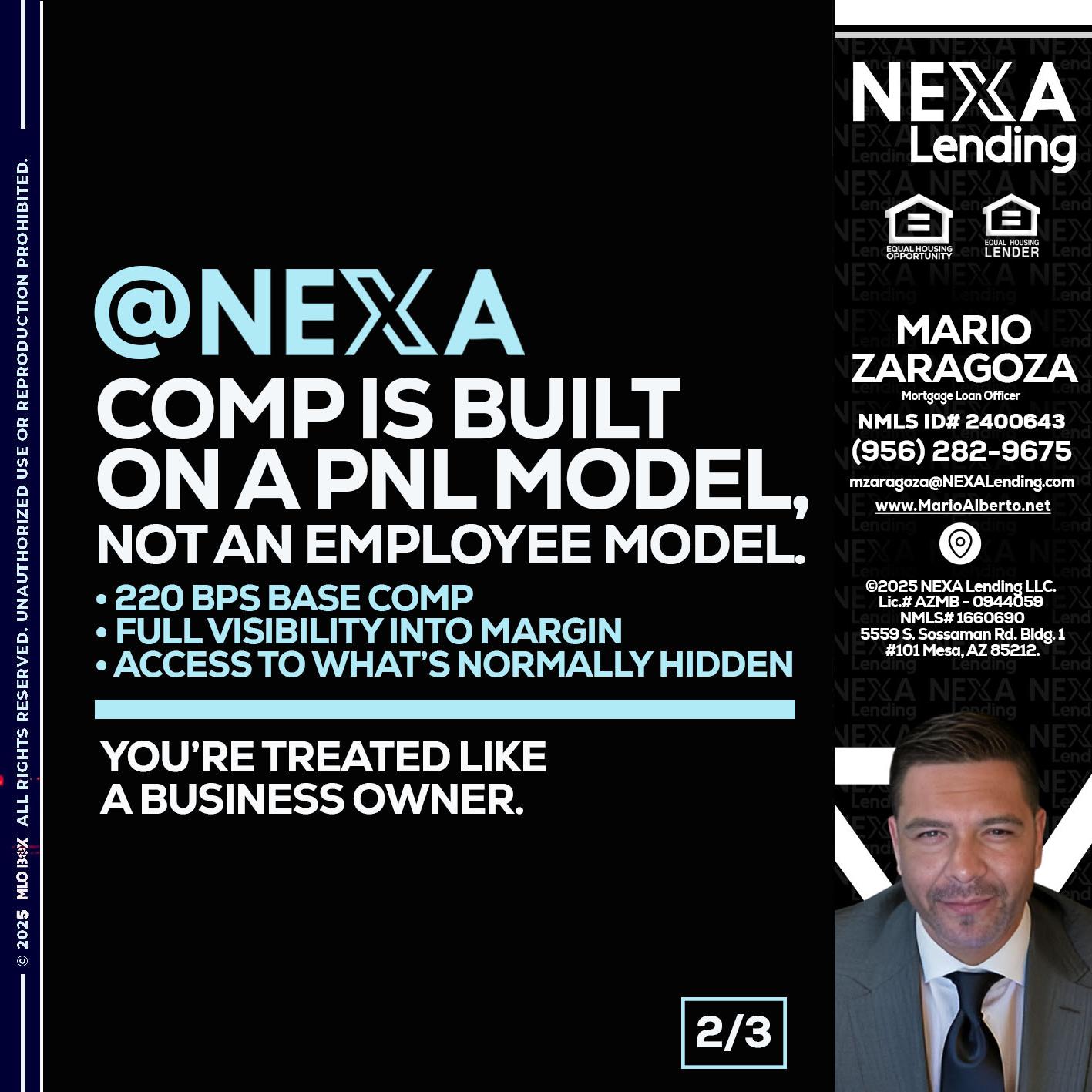 2 OF 3 - Mario Zaragoza -Mortgage Loan Officer