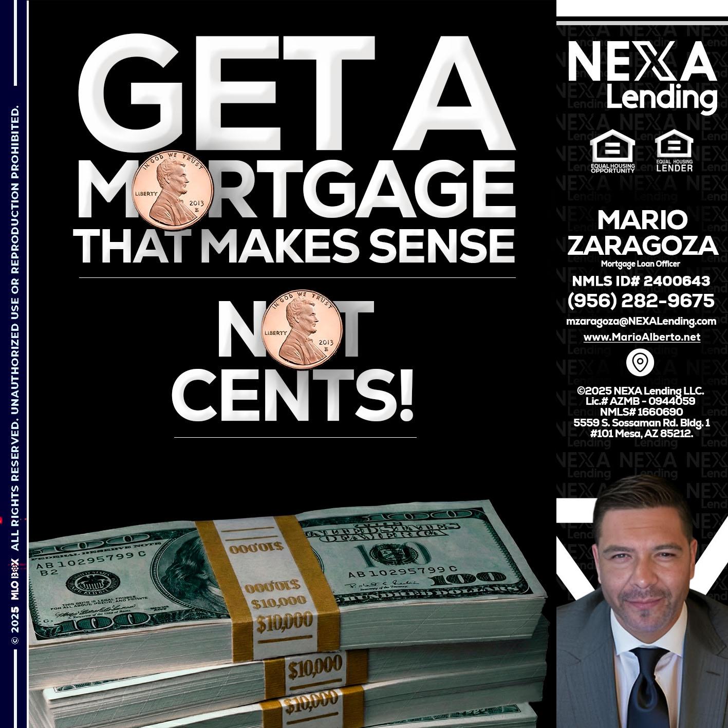 get a mortgage - Mario Zaragoza -Mortgage Loan Officer