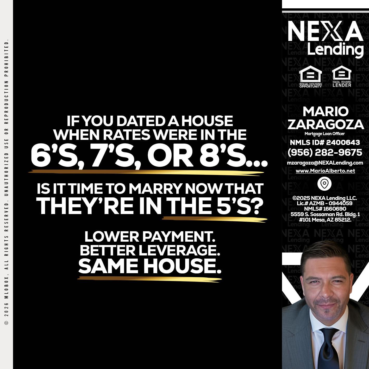 if you dated a house - Mario Zaragoza -Mortgage Loan Officer
