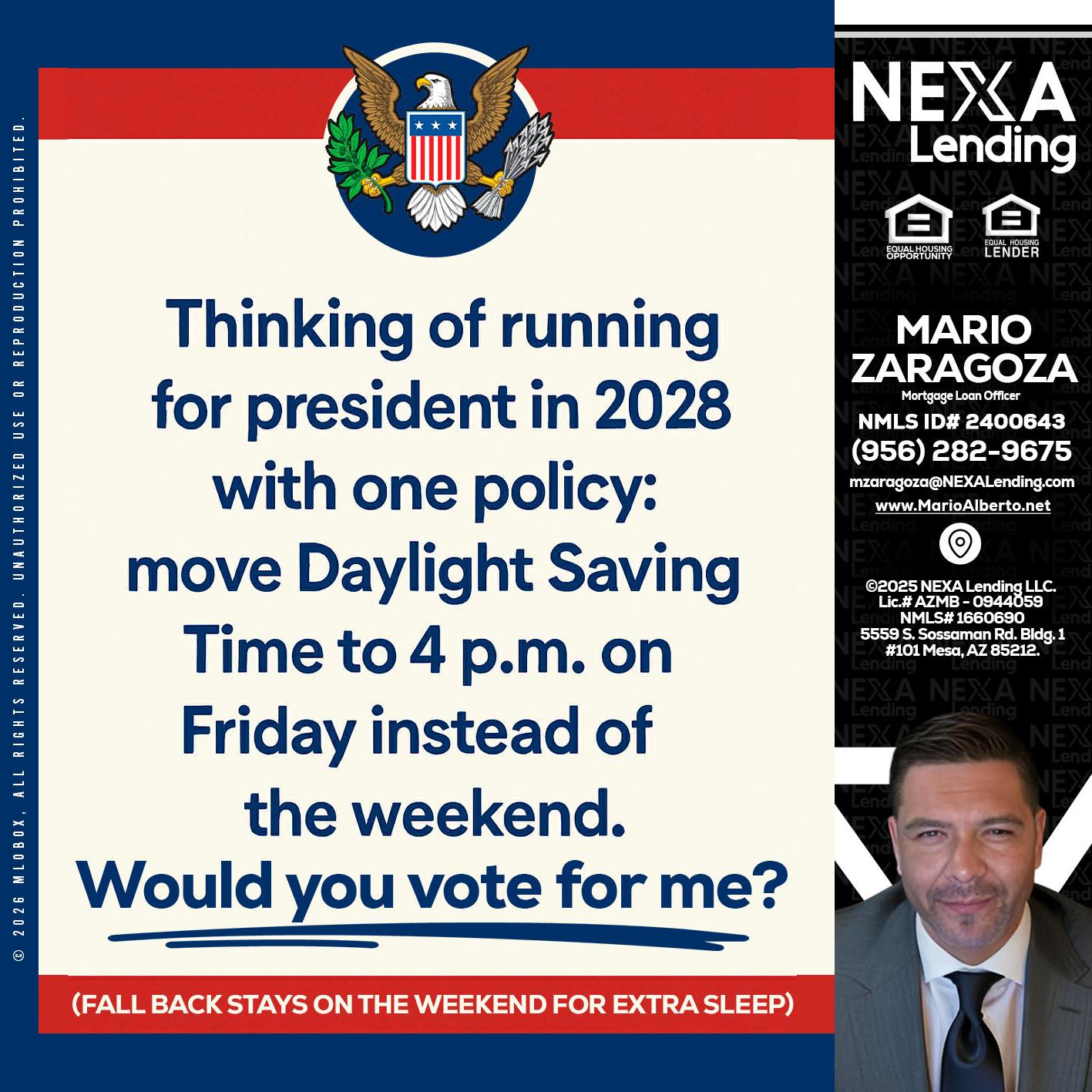 THINKING OF RUNING - Mario Zaragoza -Mortgage Loan Officer