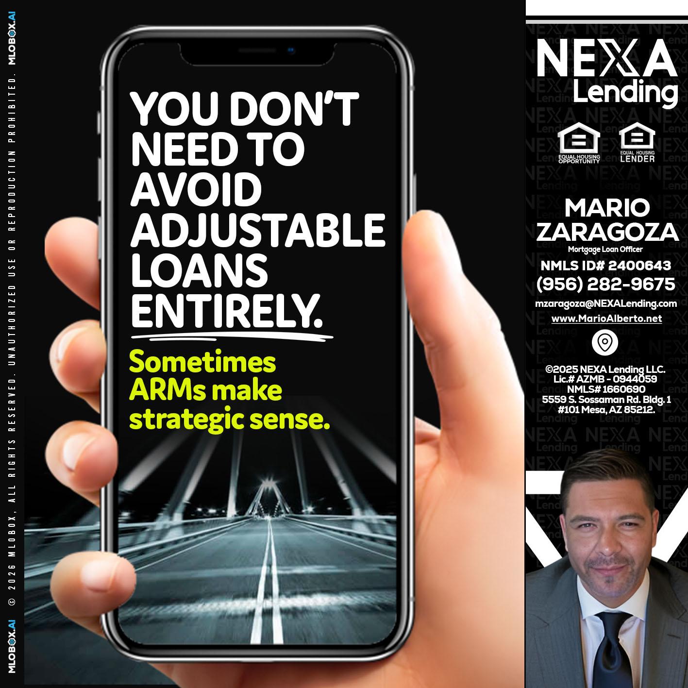 YOU DONT NEED - Mario Zaragoza -Mortgage Loan Officer