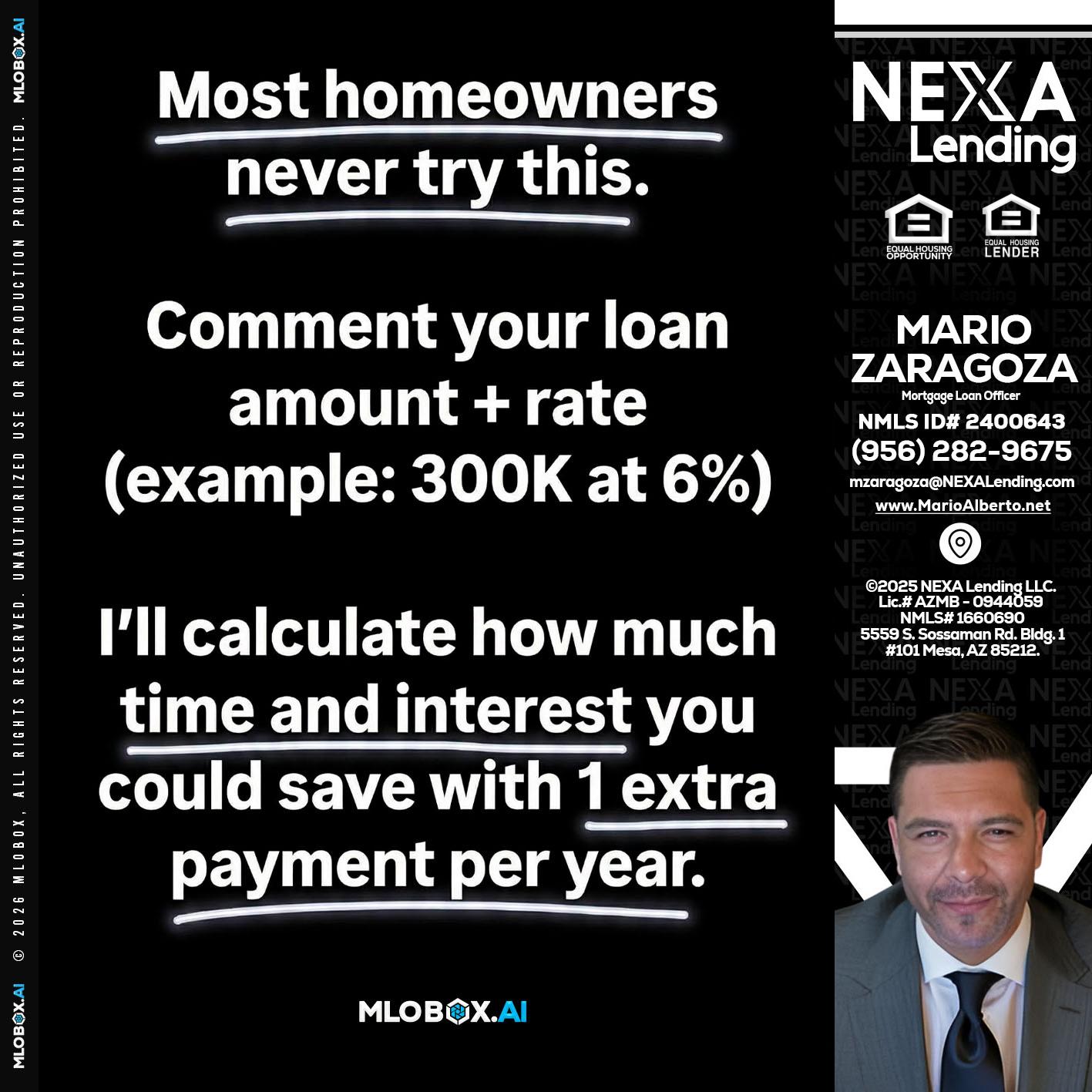 most owners - Mario Zaragoza -Mortgage Loan Officer