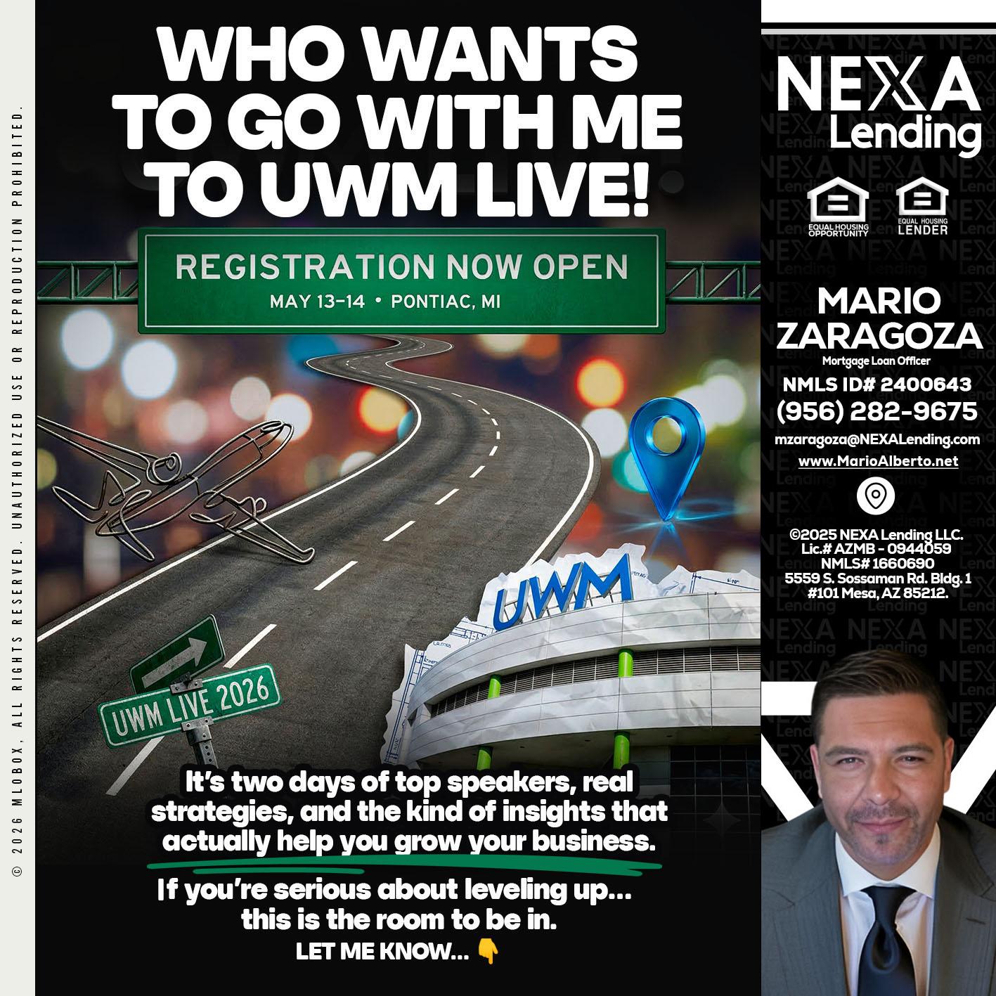 WHO WANTS - Mario Zaragoza -Mortgage Loan Officer