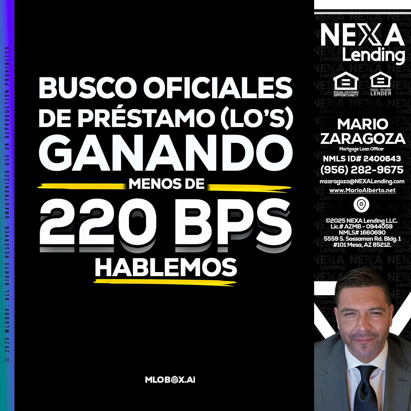 BUSCO OFICIALES - Mario Zaragoza -Mortgage Loan Officer
