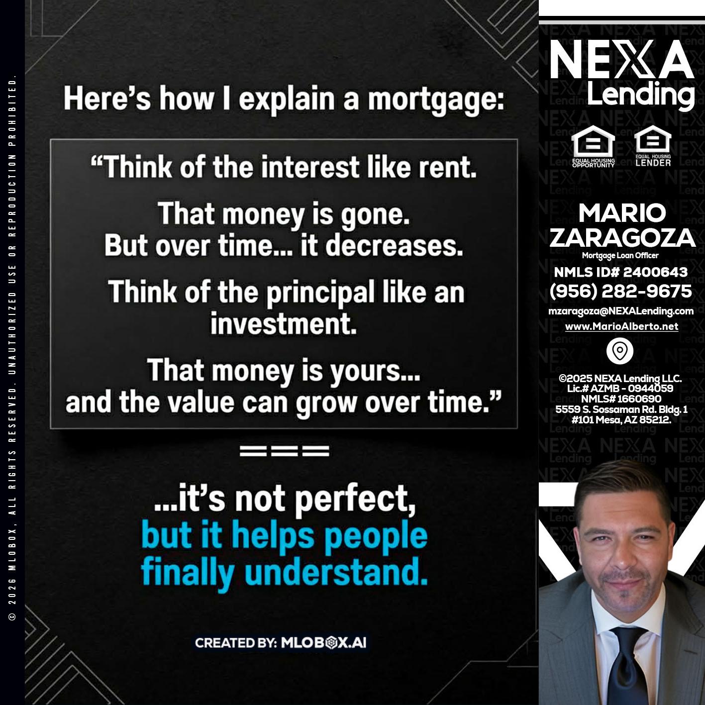 HERES NOW - Mario Zaragoza -Mortgage Loan Officer
