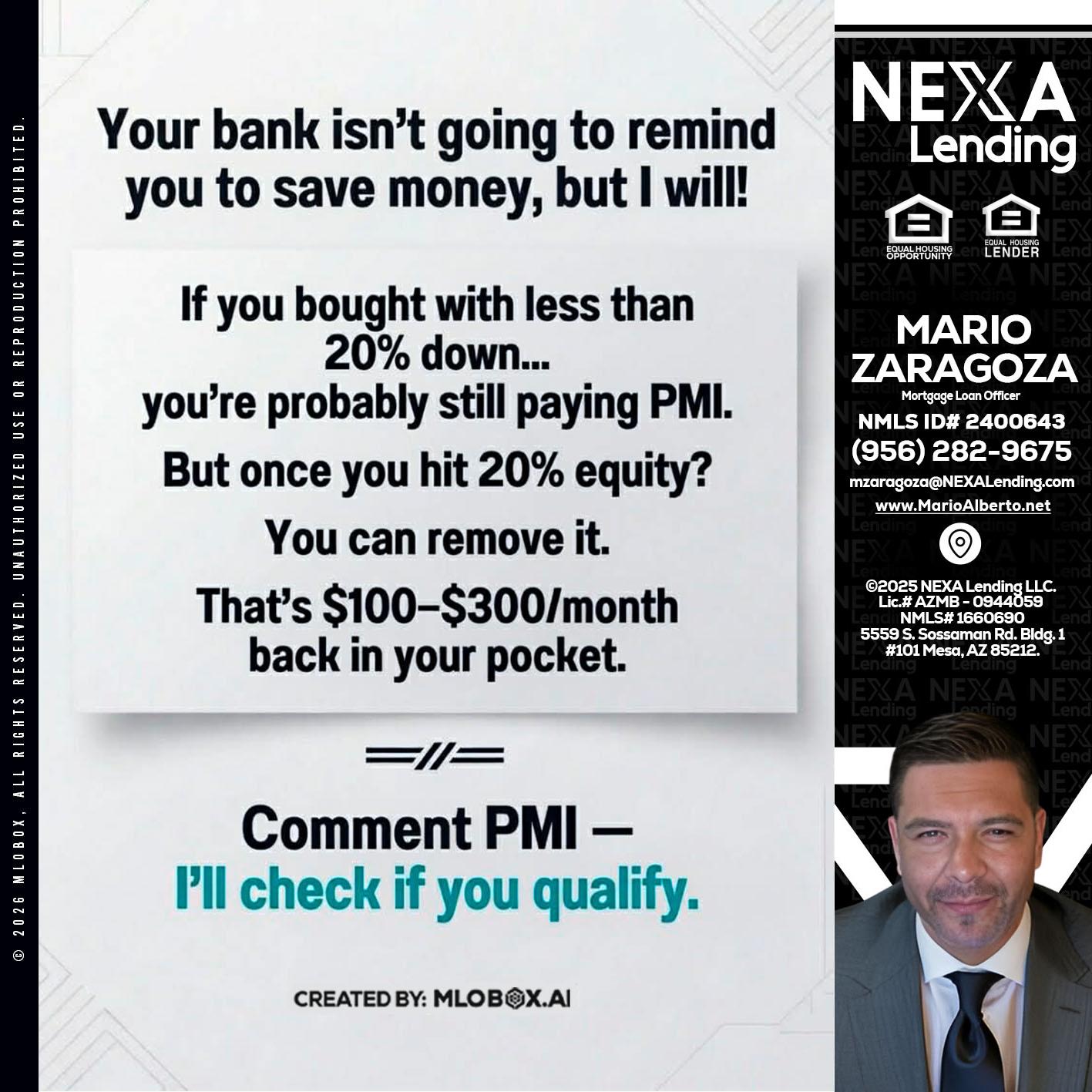 YOUR BANK ISNT - Mario Zaragoza -Mortgage Loan Officer
