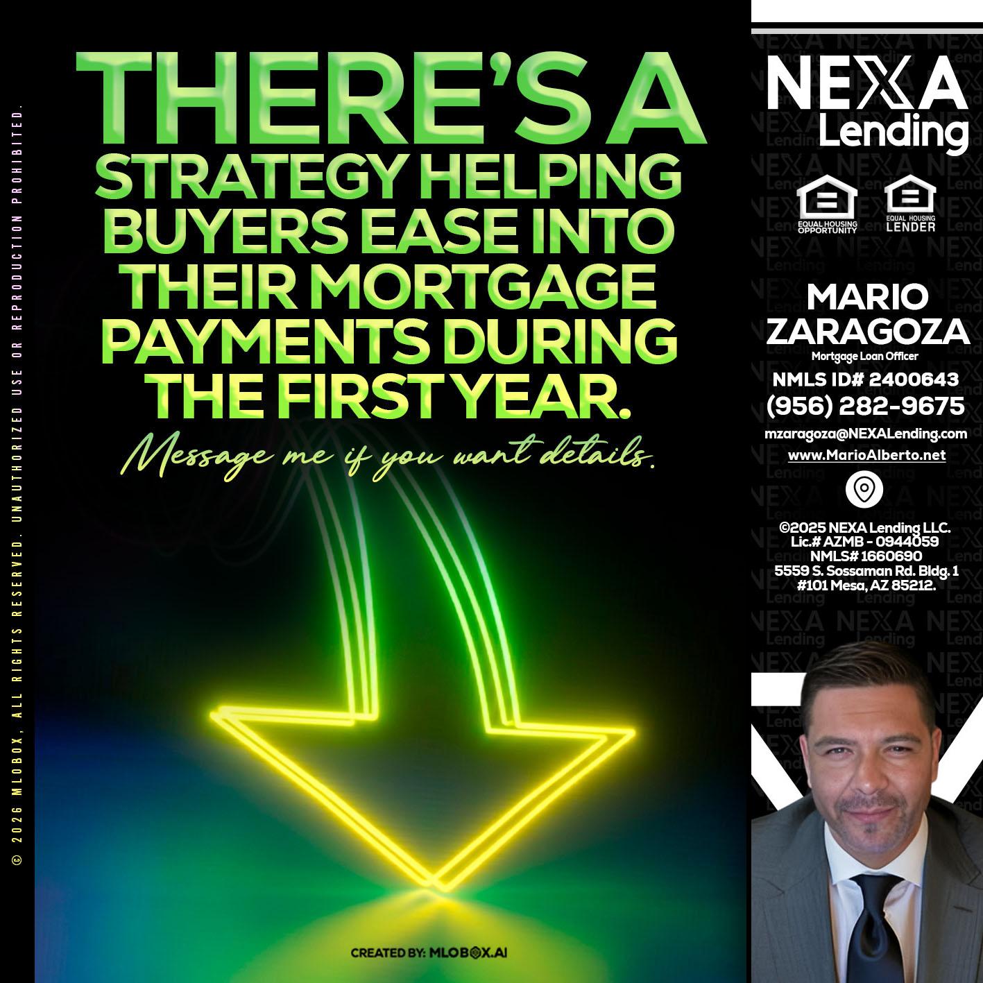 THERES A STATEGY - Mario Zaragoza -Mortgage Loan Officer