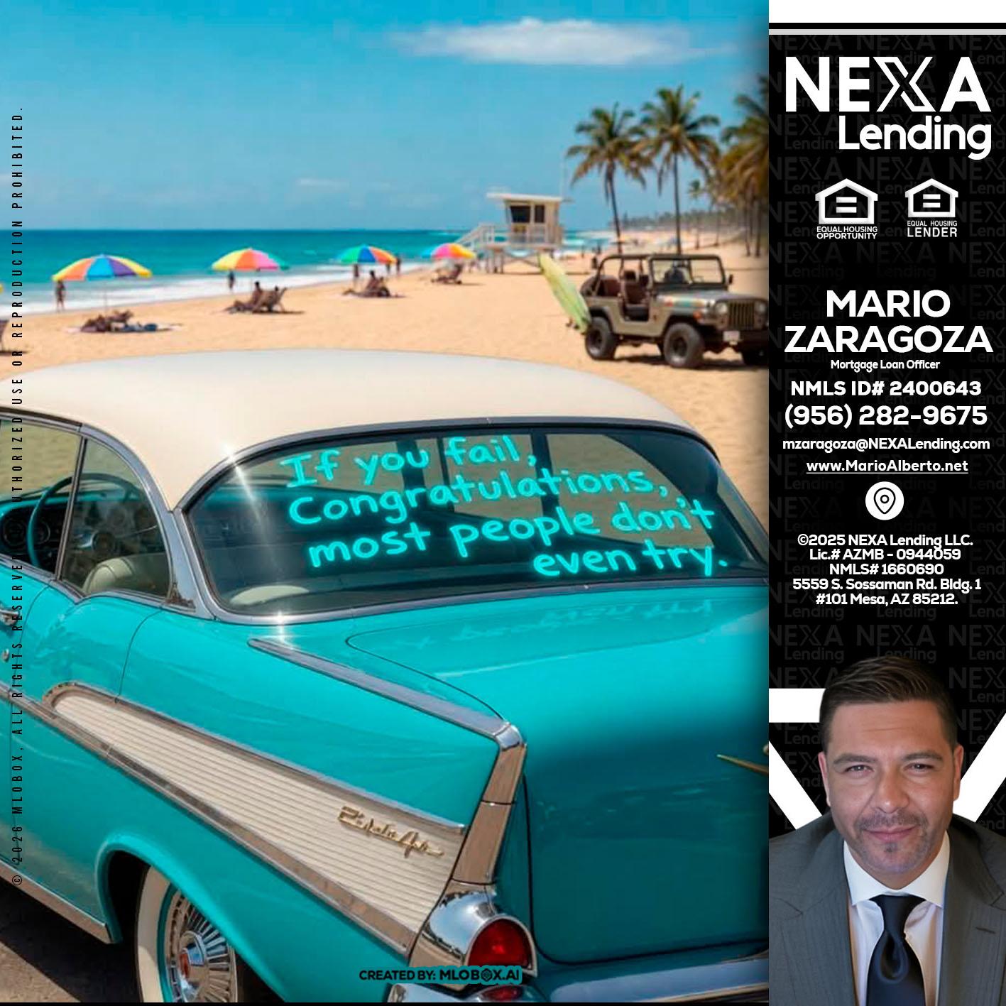 if you - Mario Zaragoza -Mortgage Loan Officer