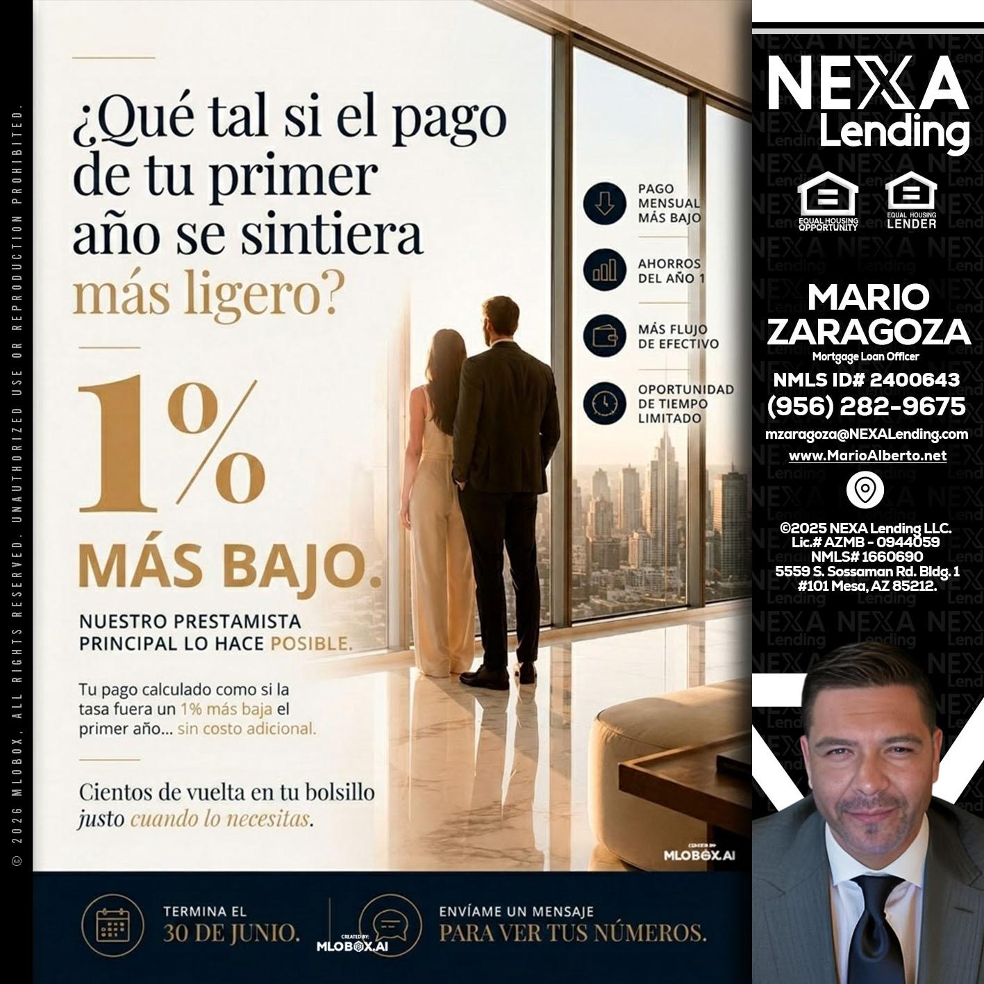 que tal si - Mario Zaragoza -Mortgage Loan Officer