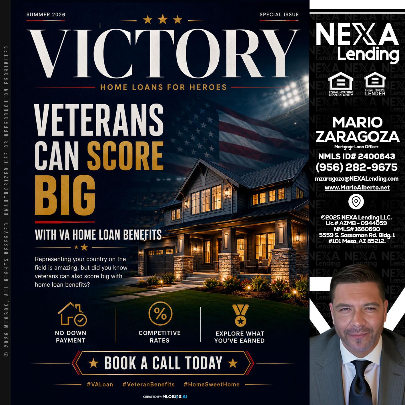 VICTORY - Mario Zaragoza -Mortgage Loan Officer