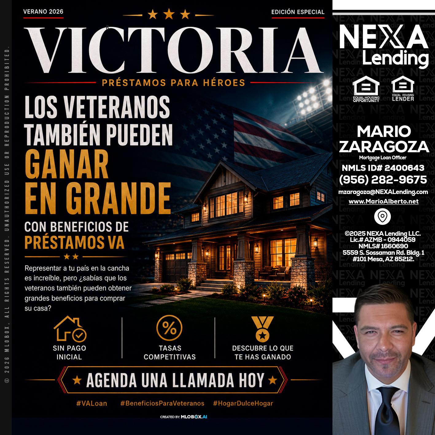 VICTORIA - Mario Zaragoza -Mortgage Loan Officer