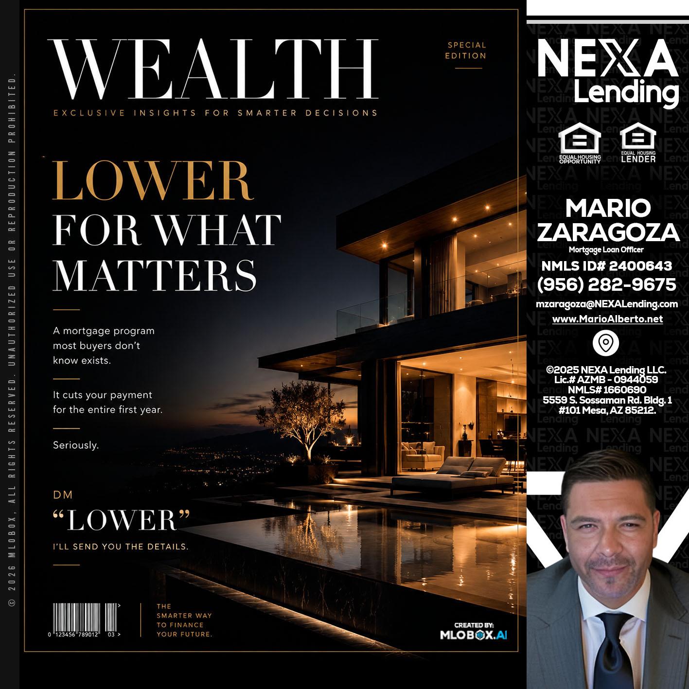 WEALTH - Mario Zaragoza -Mortgage Loan Officer