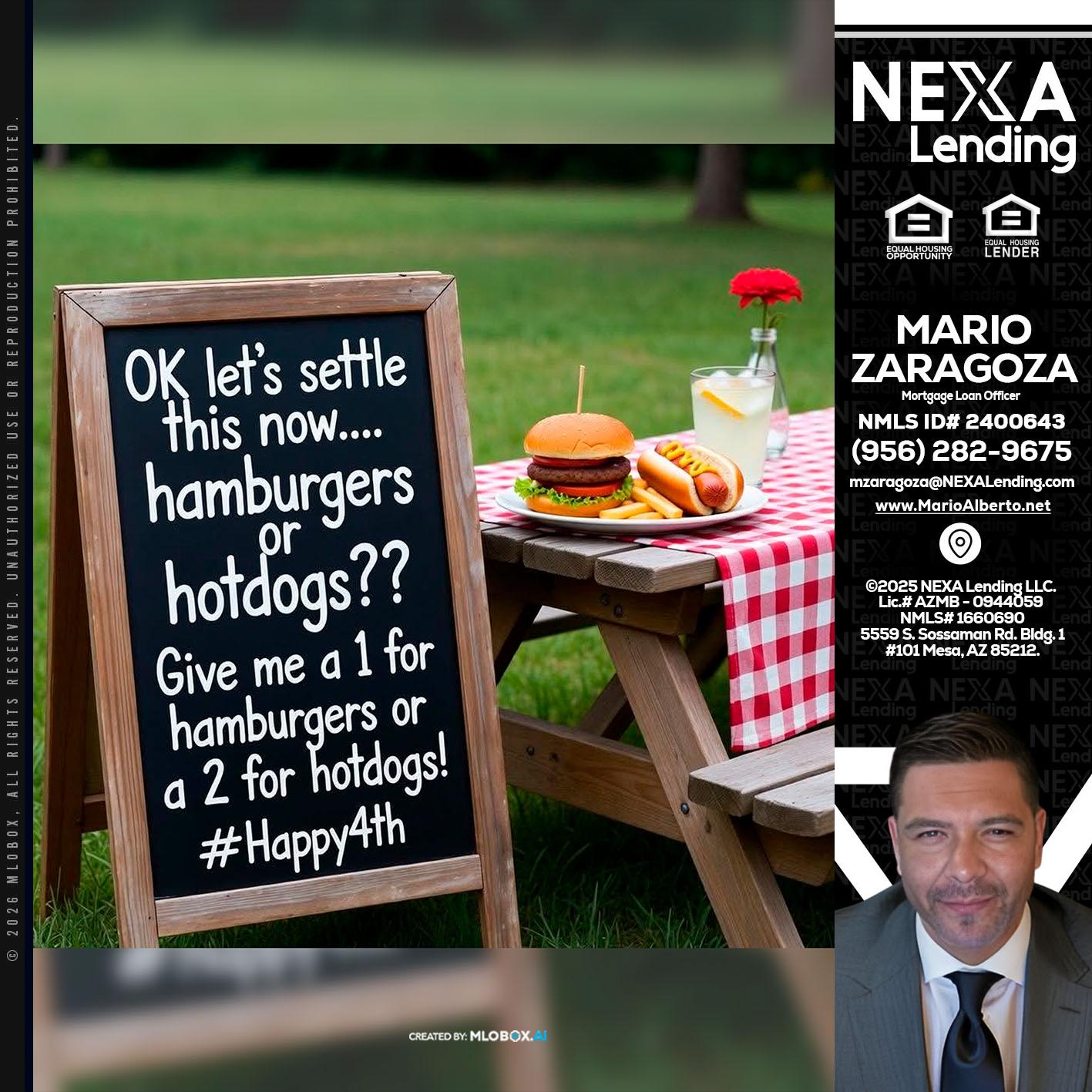 let settle this - Mario Zaragoza -Mortgage Loan Officer