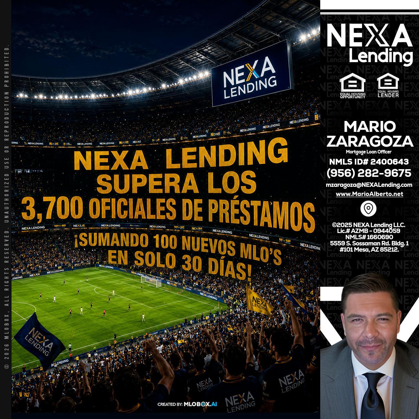 NEXA SUPERA - Mario Zaragoza -Mortgage Loan Officer