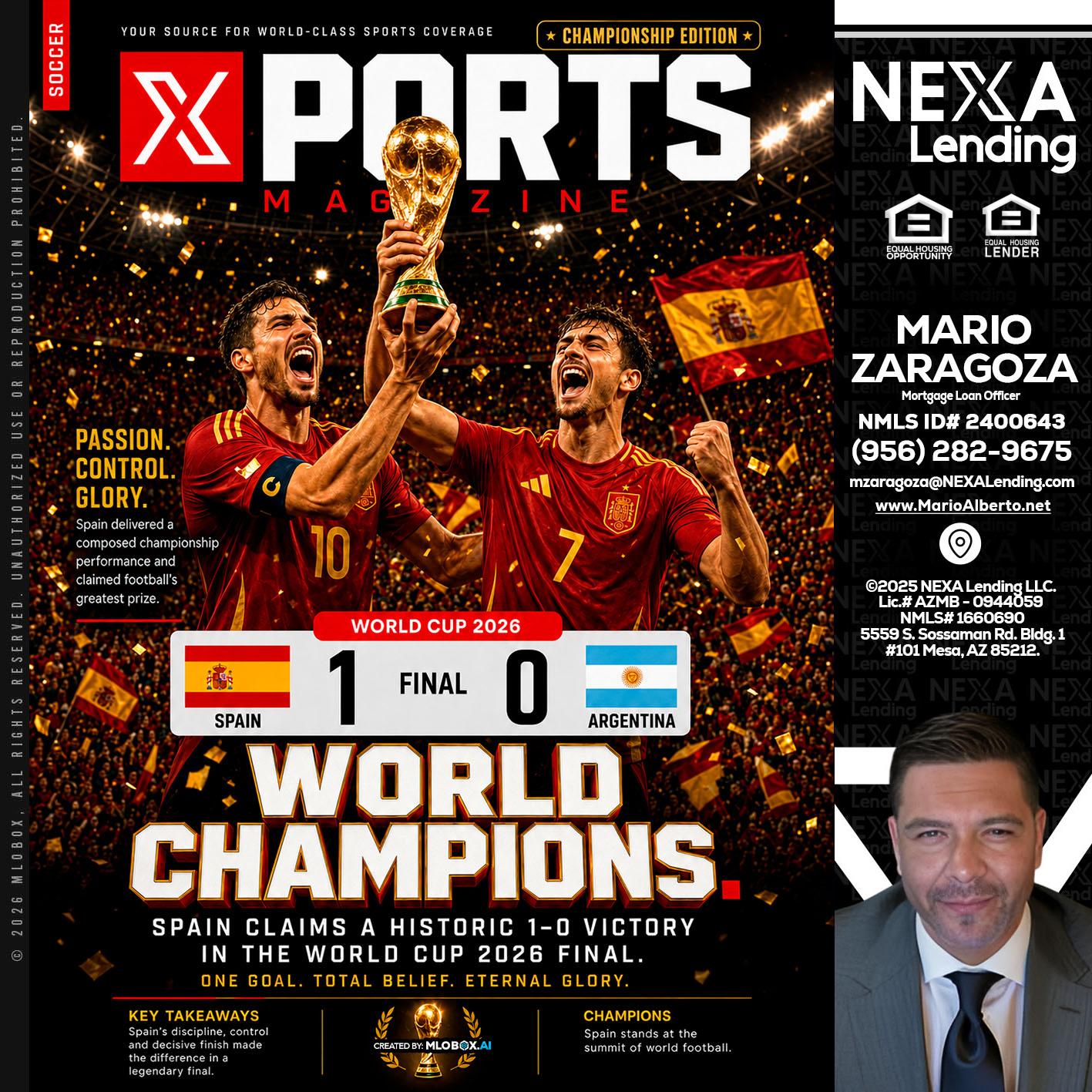 SPAIN CHAMPION - Mario Zaragoza -Mortgage Loan Officer
